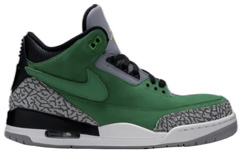 Jordan Air Jordan 3 Retro 'Tinker- Oregon Ducks' PE