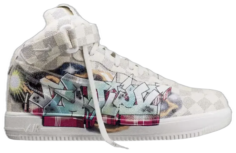 Nike Louis Vuitton x Nike Air Force 1 Mid 'Graffiti'