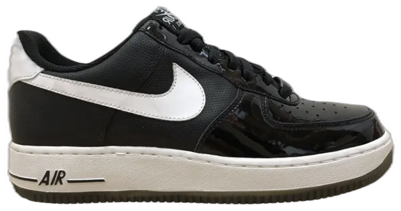 Nike Nike Air Force 1 '07' Black White Patent Toe