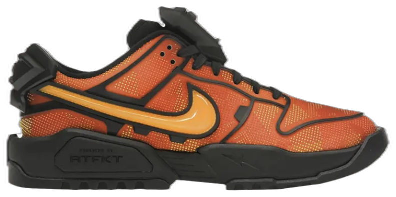 Nike RTFKT x Nike Dunk Genesis 'Campfire Orange Neko Camo'