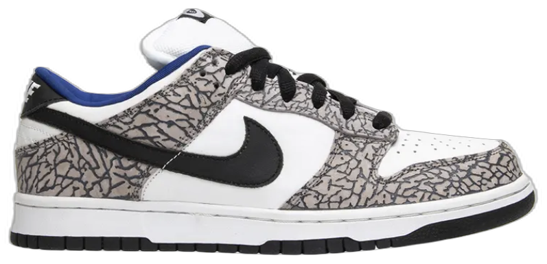 Nike Supreme x Nike Dunk Low Pro SB 'White Cement'